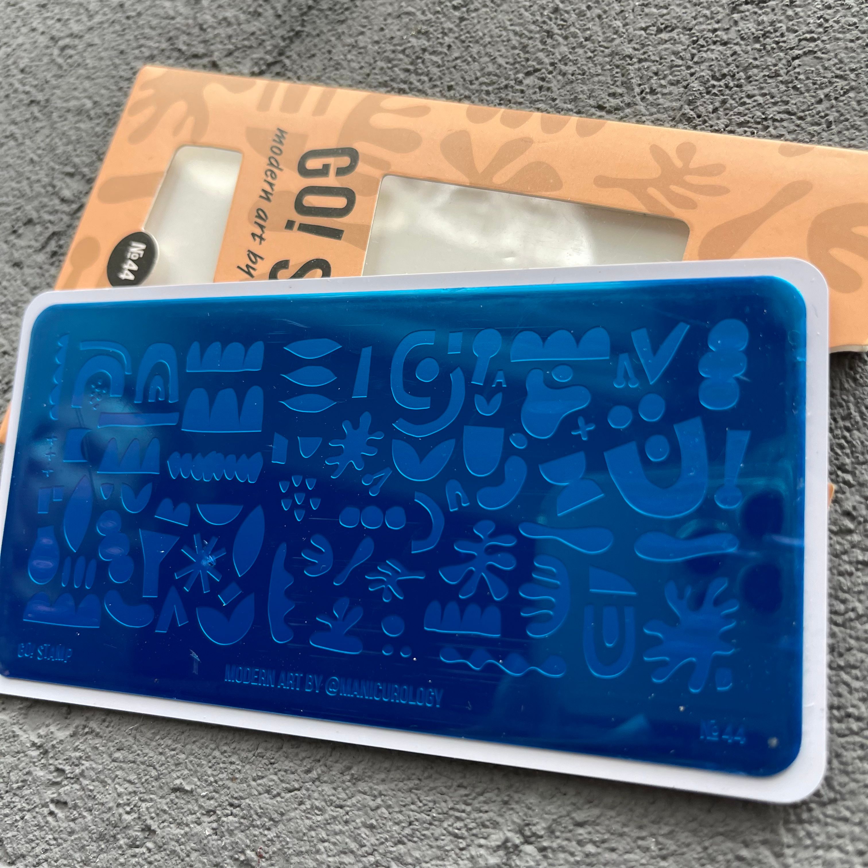 Пластина для стемпинга Go Stamp 44 Modern Art