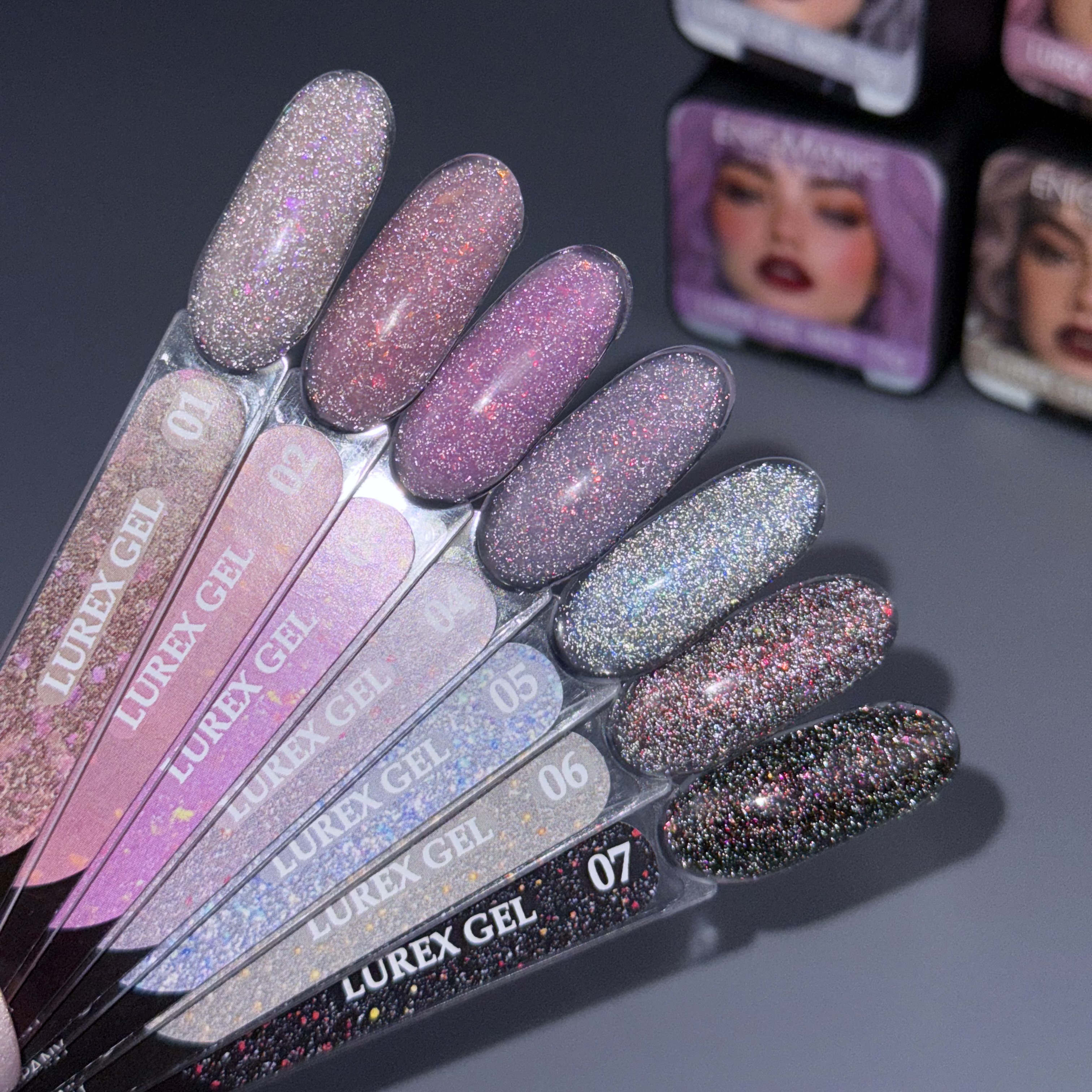 Гель для наращивания ENIGMANIC LUREX GEL 04 15g