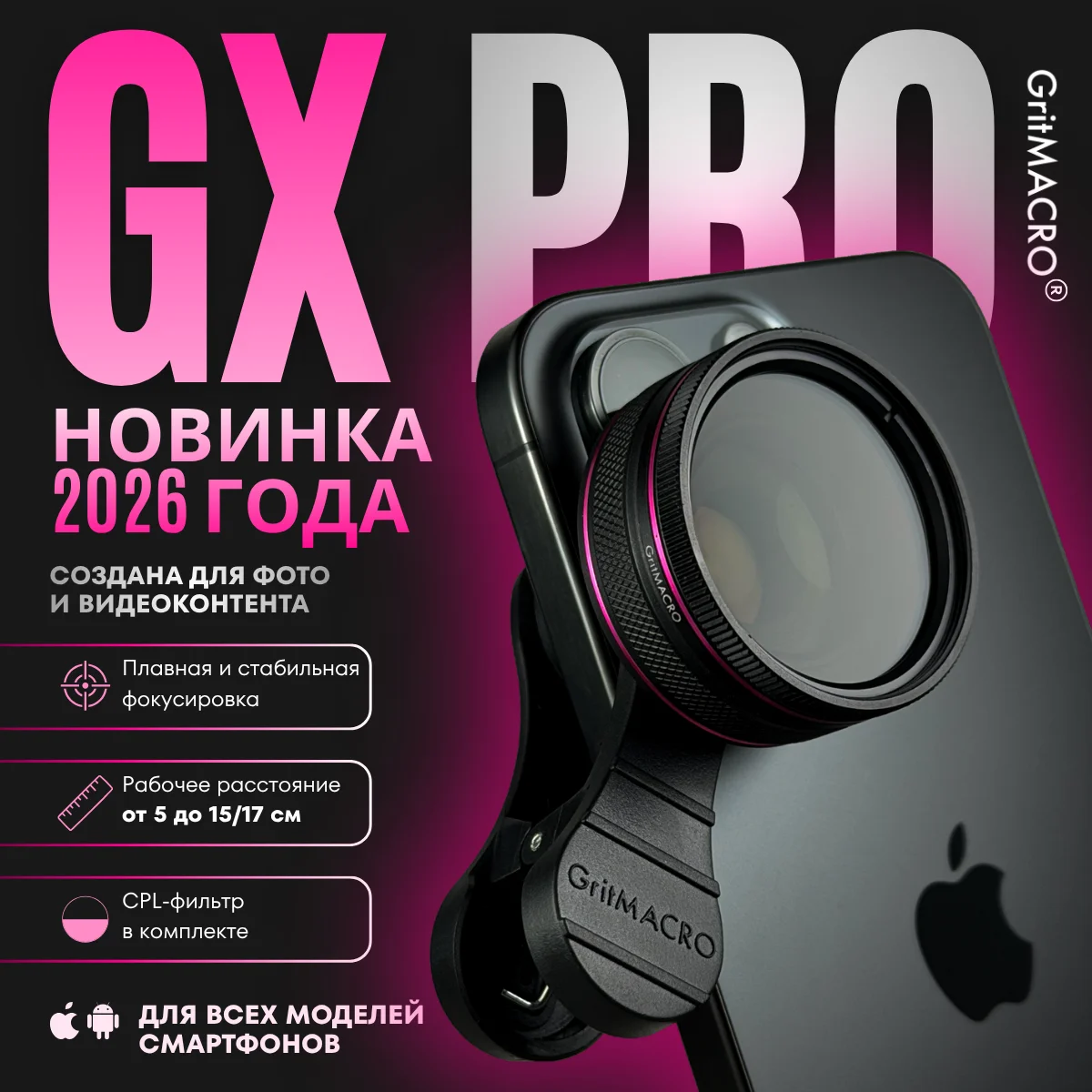 Макролинза GritMACRO GXPRO
