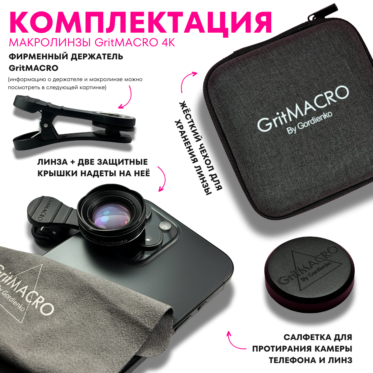 Макролинза GritMACRO 4K
