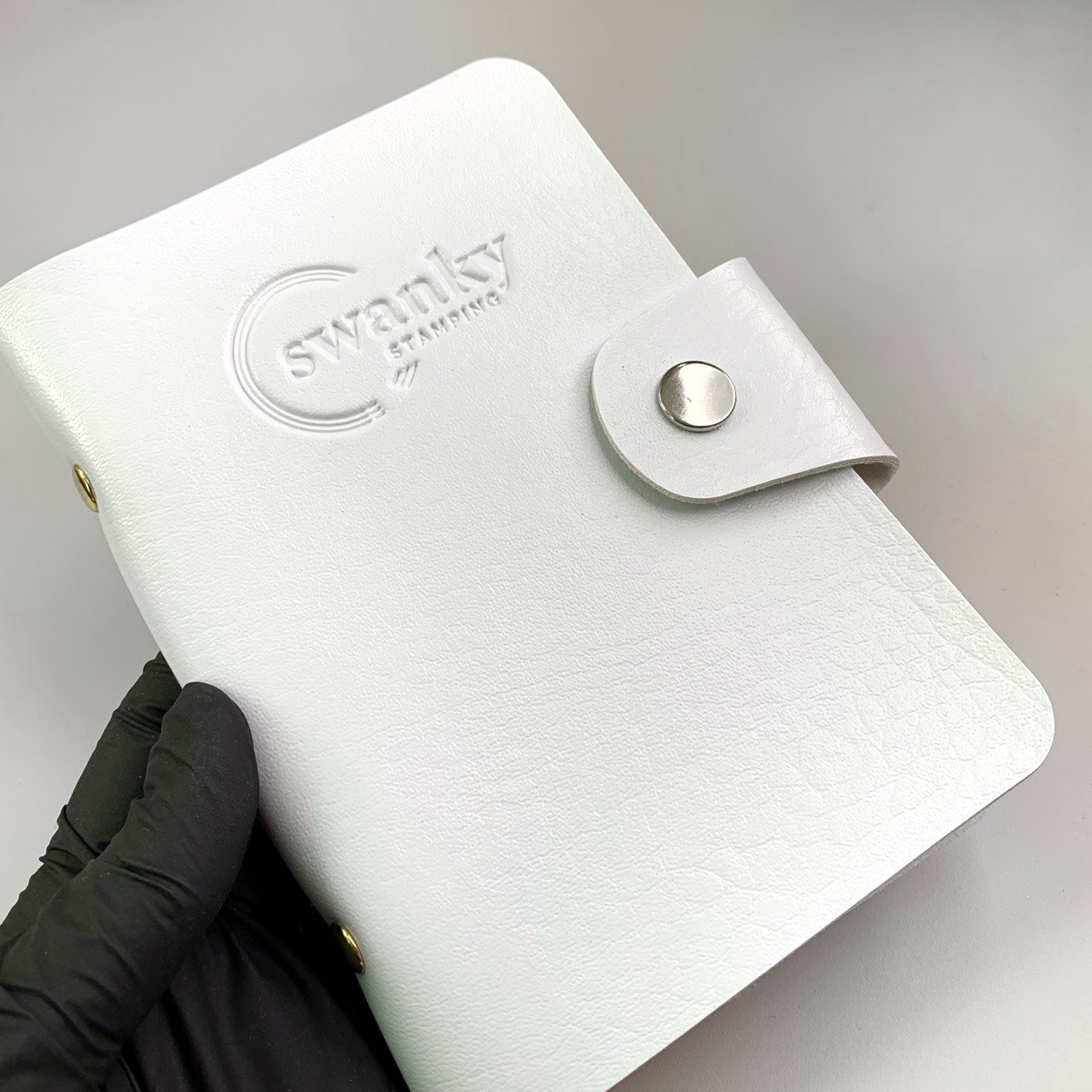 Кейс для пластин Swanky Stamping, на 20 пластин, белый