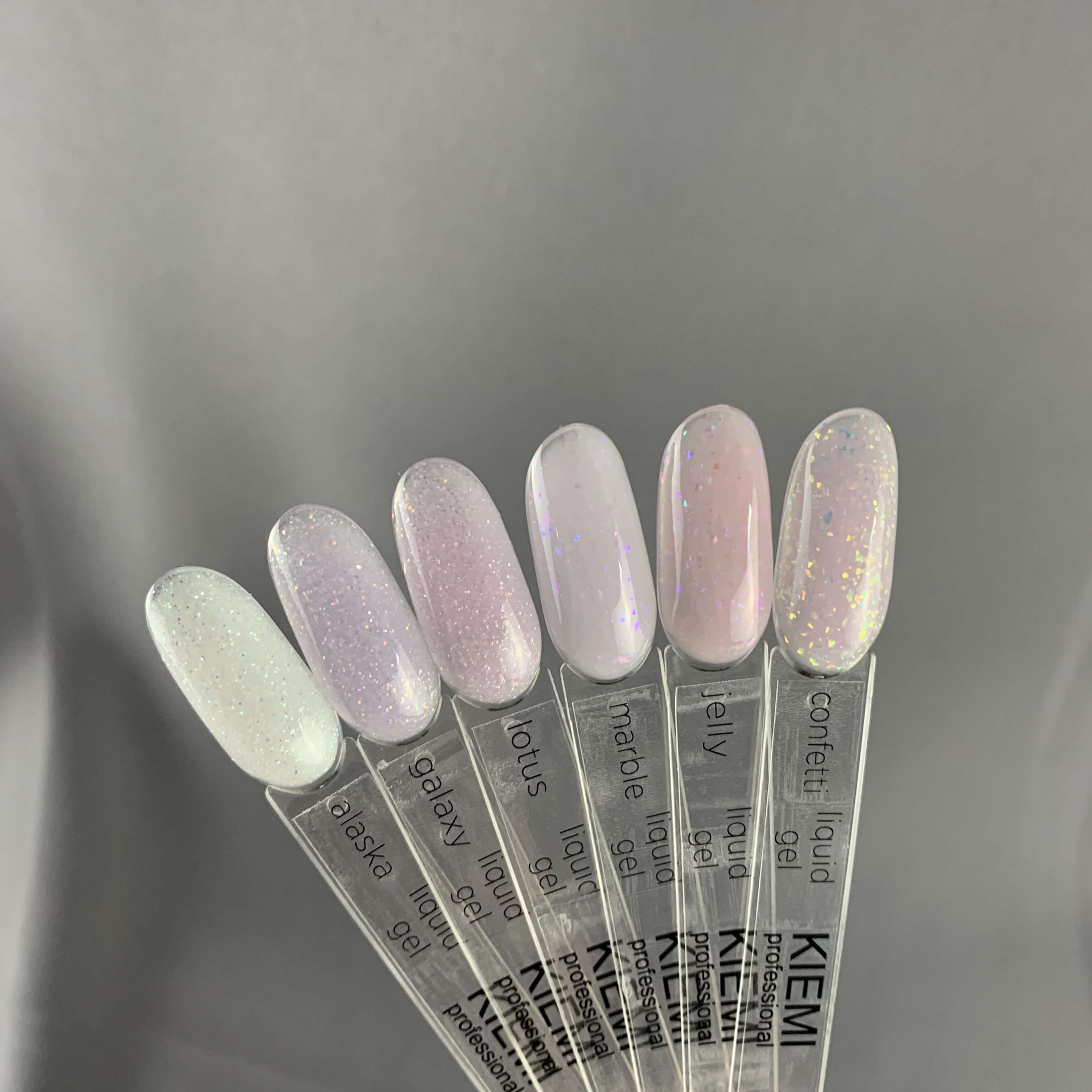 Жидкий гель "KIEMI professional", серия LIQUID GEL в шайбе, 15 мл, Marble