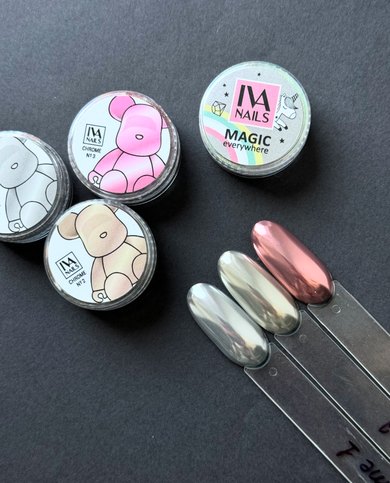 Втирка Iva nails CHROME №1