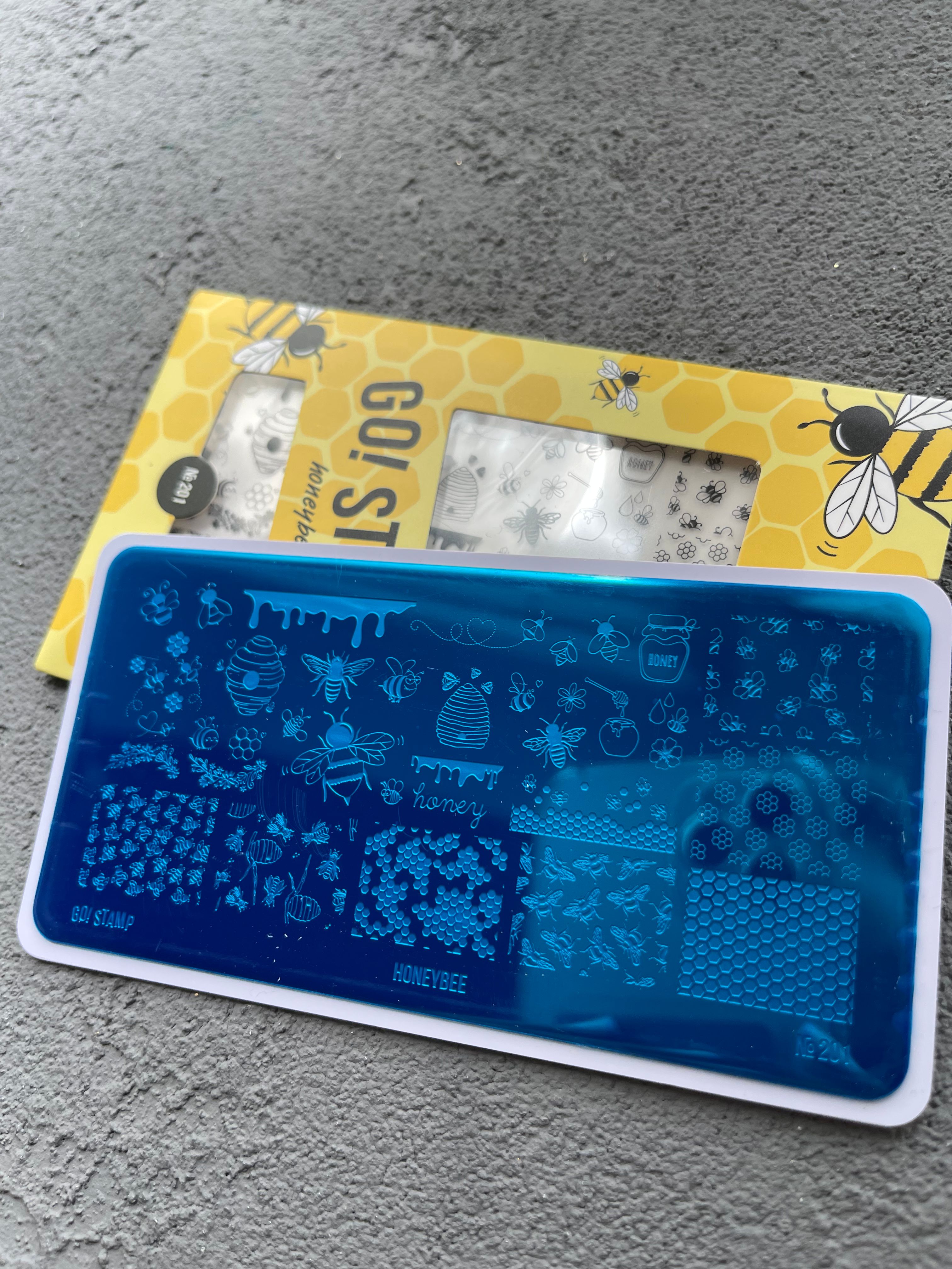Пластина для стемпинга Go! Stamp 201 Honeybee