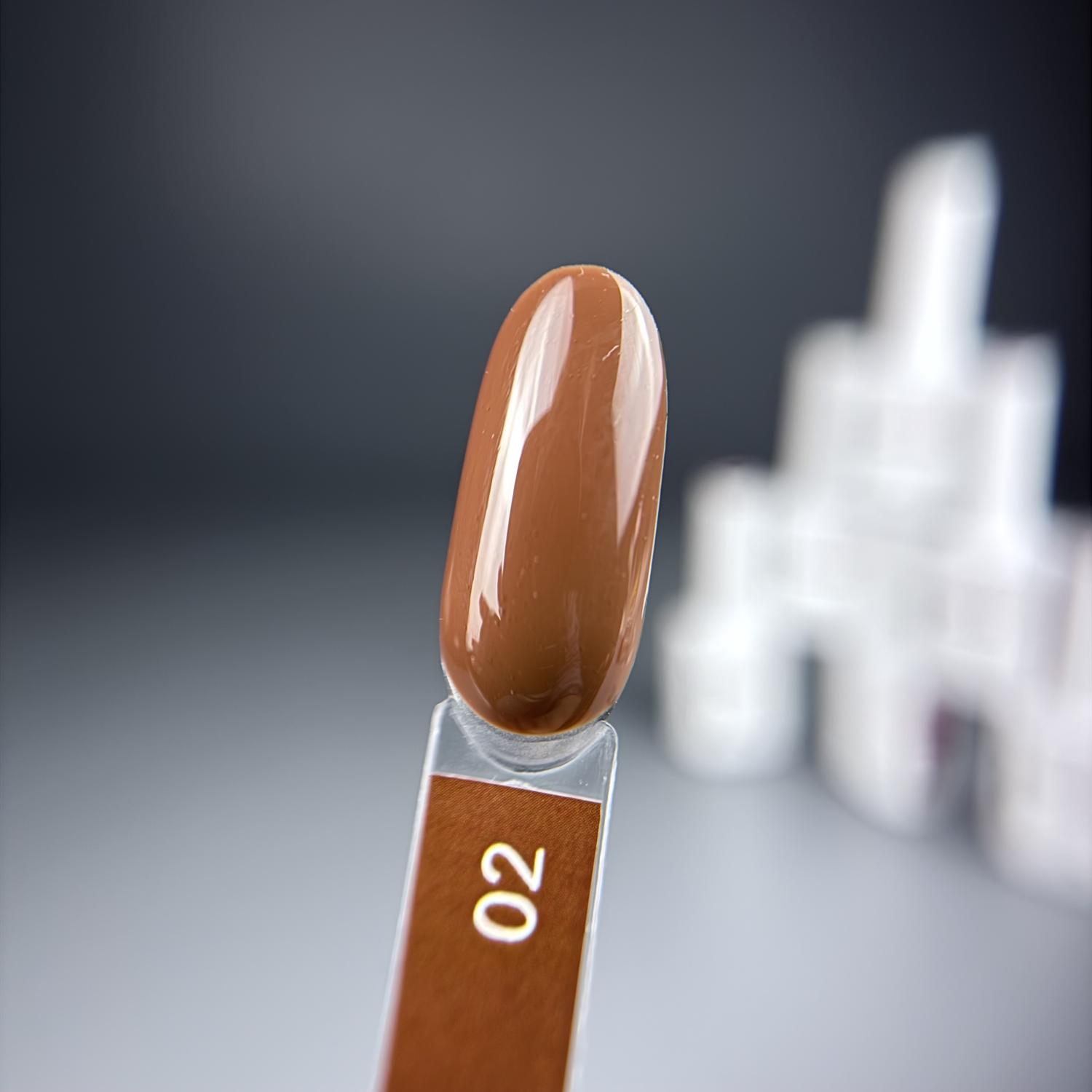 Гель-лак iPerfect Brown color 02, 10г