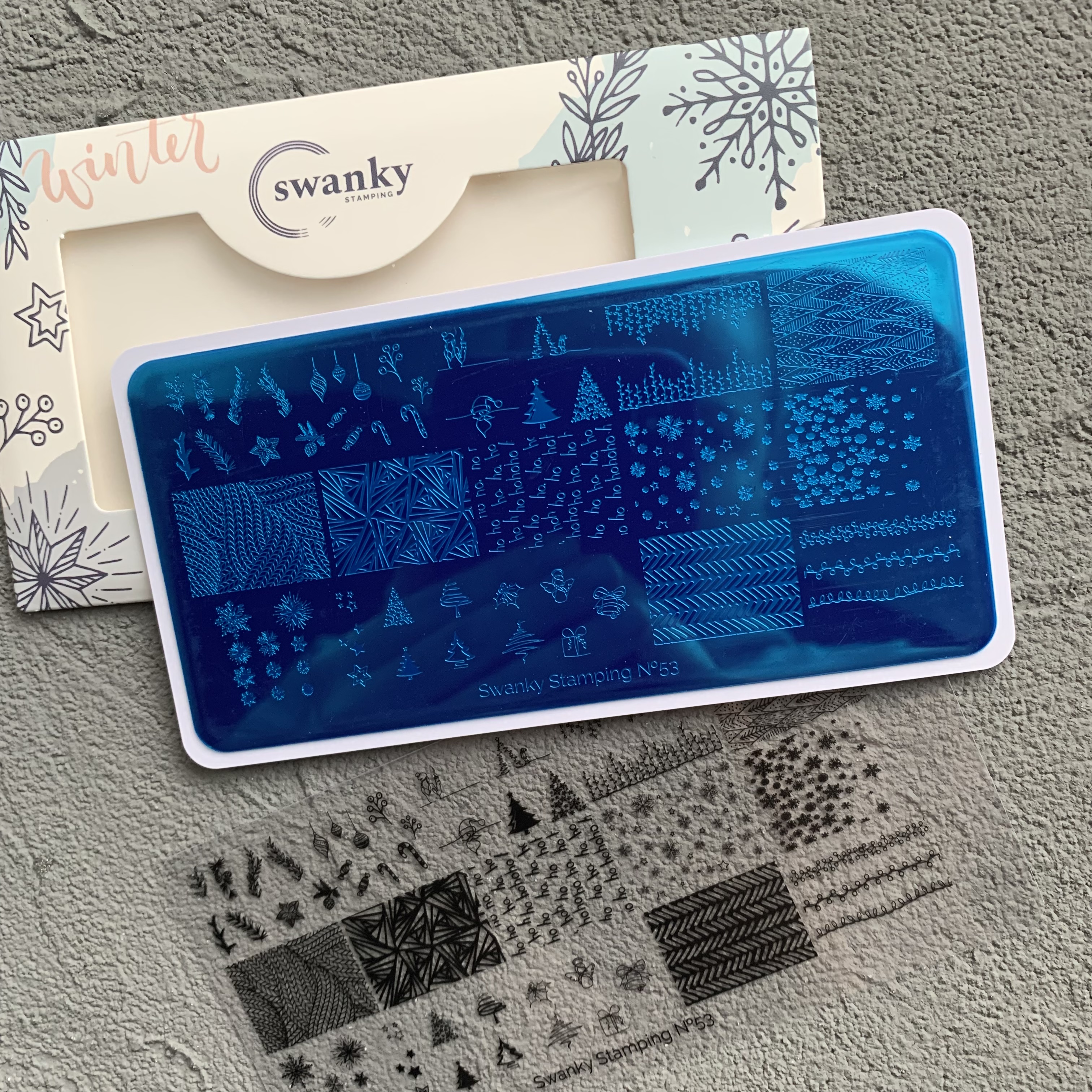 Пластина Swanky Stamping 053