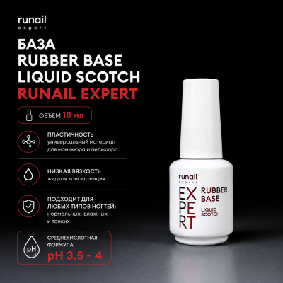 База Rubber base liquid scoth Runail Expert 18мл