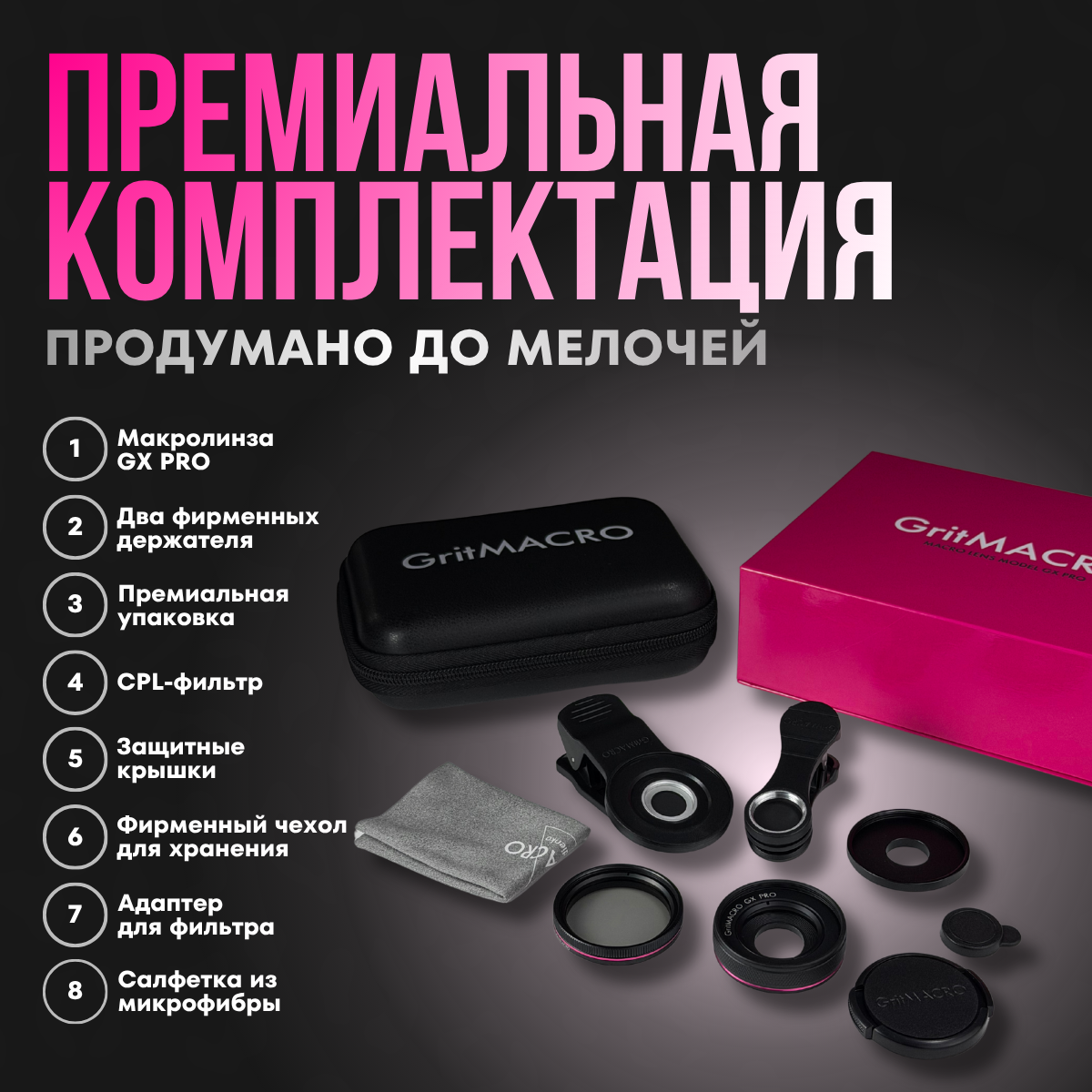 Макролинза GritMACRO GXPRO