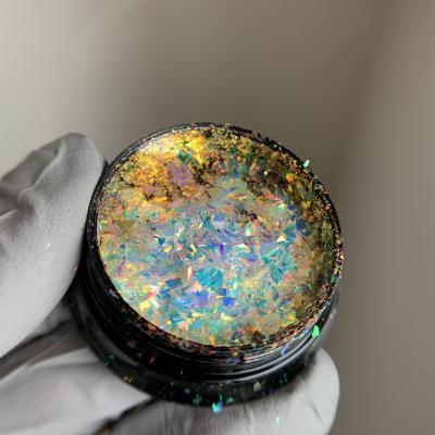 Хлопья Rainbow 1515 зеркало оранжево-красный