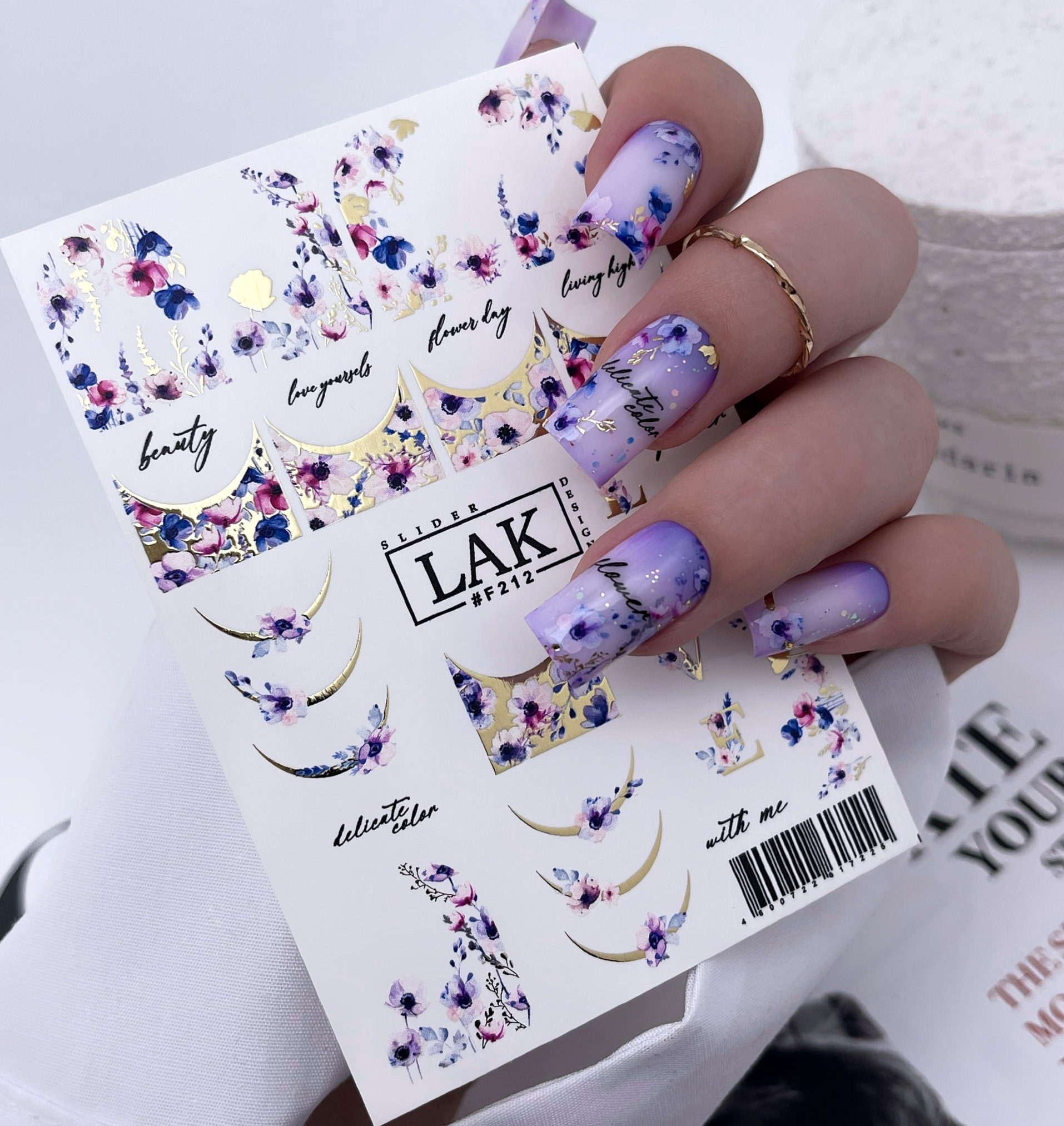 Слайдер-дизайн LAK NAILS #F212