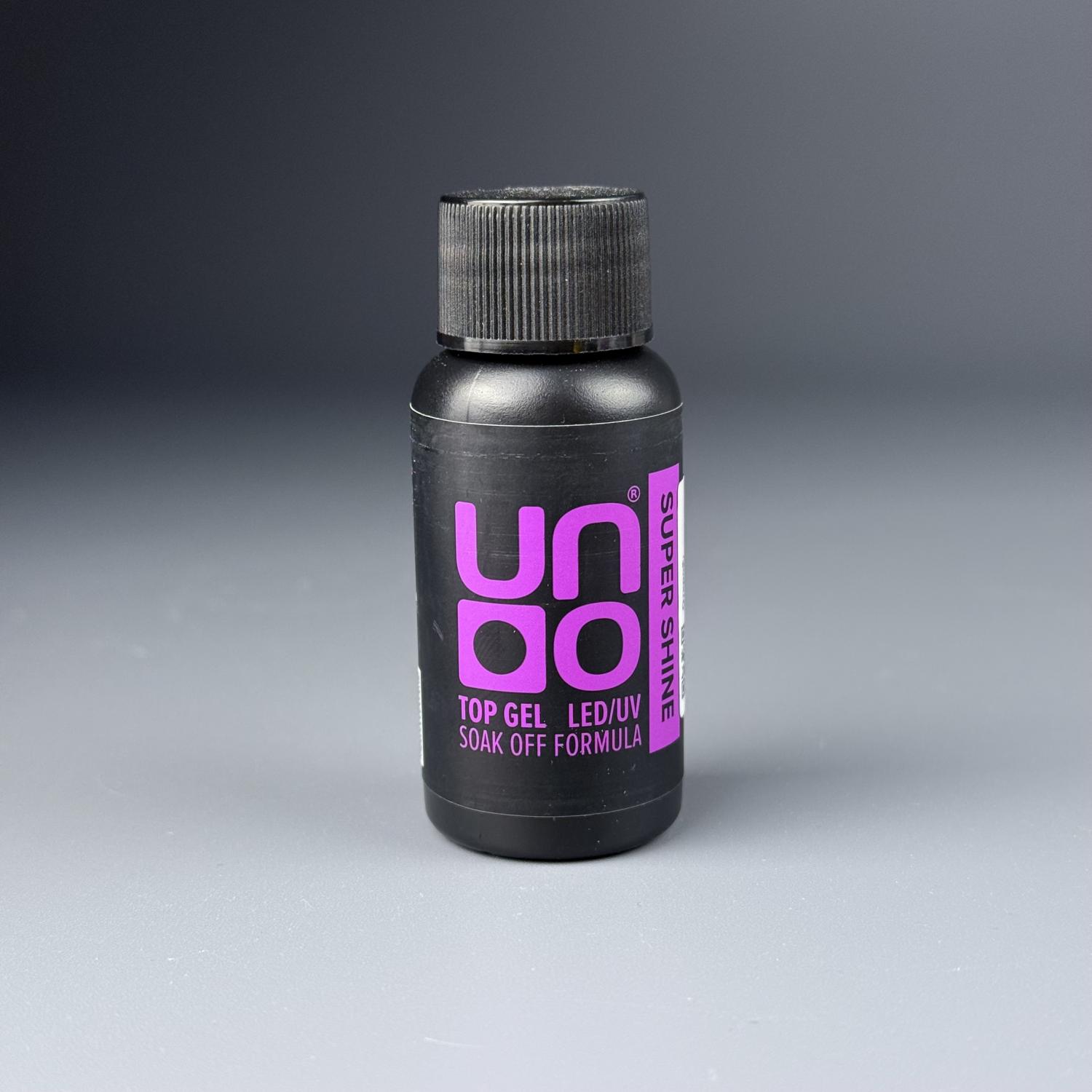 Верхнее покрытие для гель-лака "Uno" SUPER SHINE без липкого слоя, 30 г