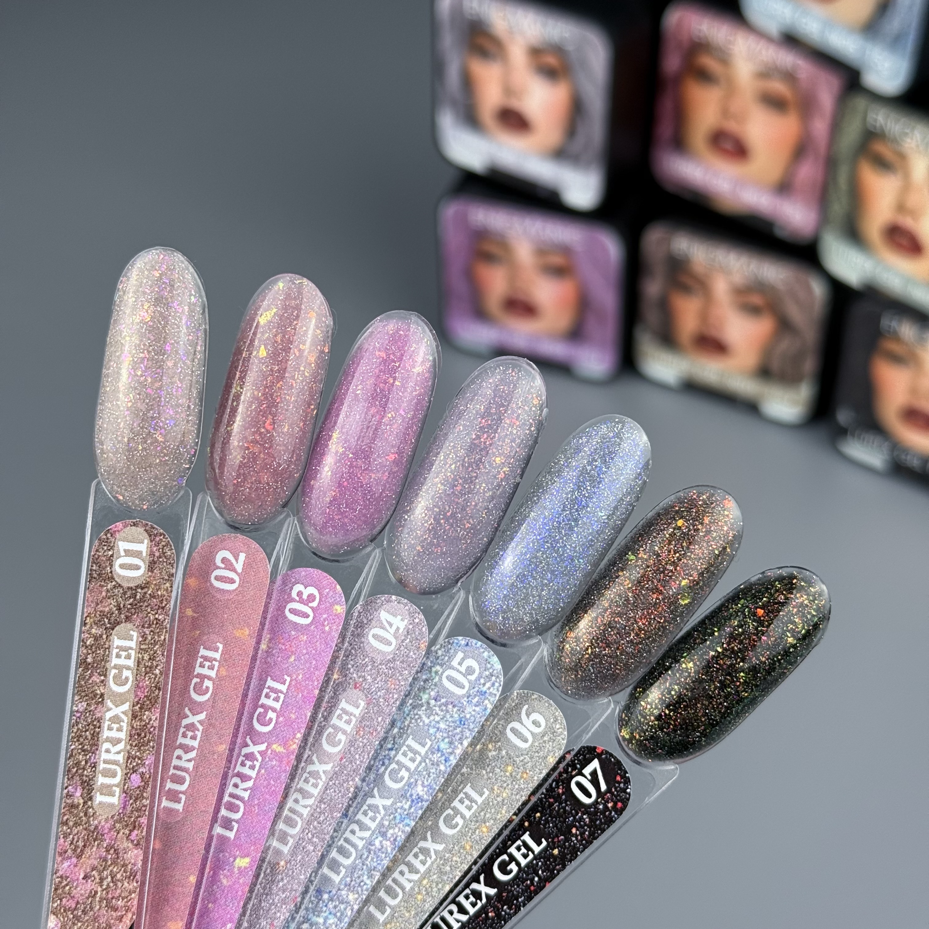 Гель для наращивания ENIGMANIC LUREX GEL 04 15g
