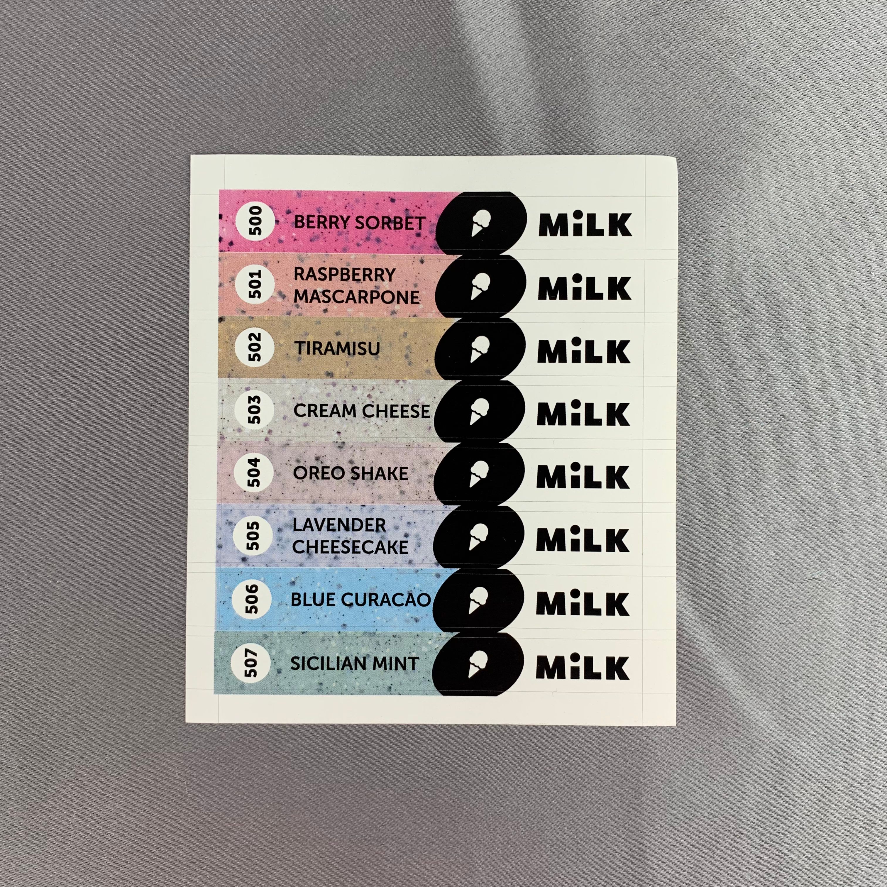 Стикеры на типсы Milk Gelato 500-507