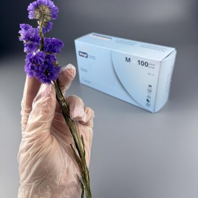 Перчатки виниловые Mediok, прозрачные, размер M, 50 пар