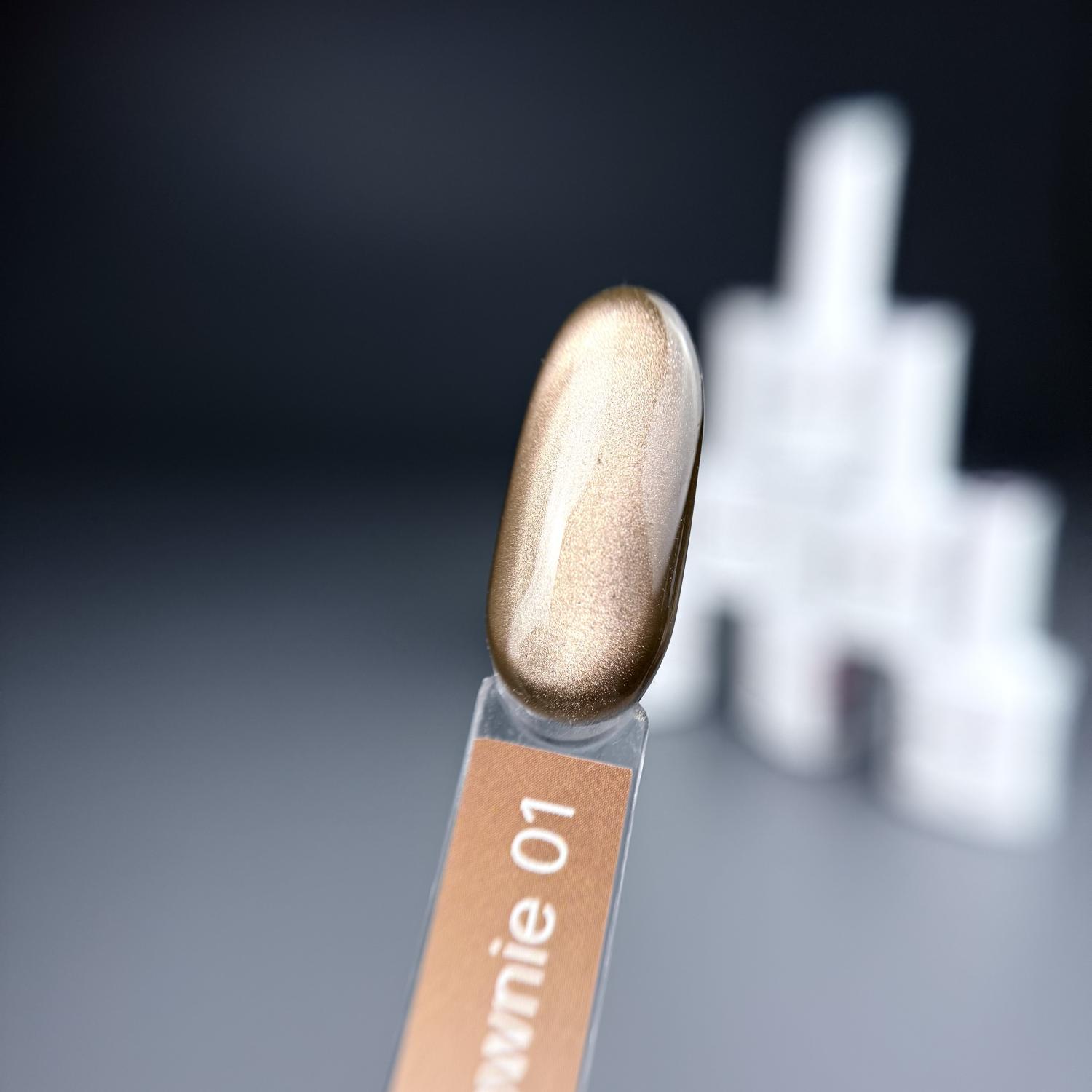 Гель-лак iPerfect Brownie cat color 01, 10г