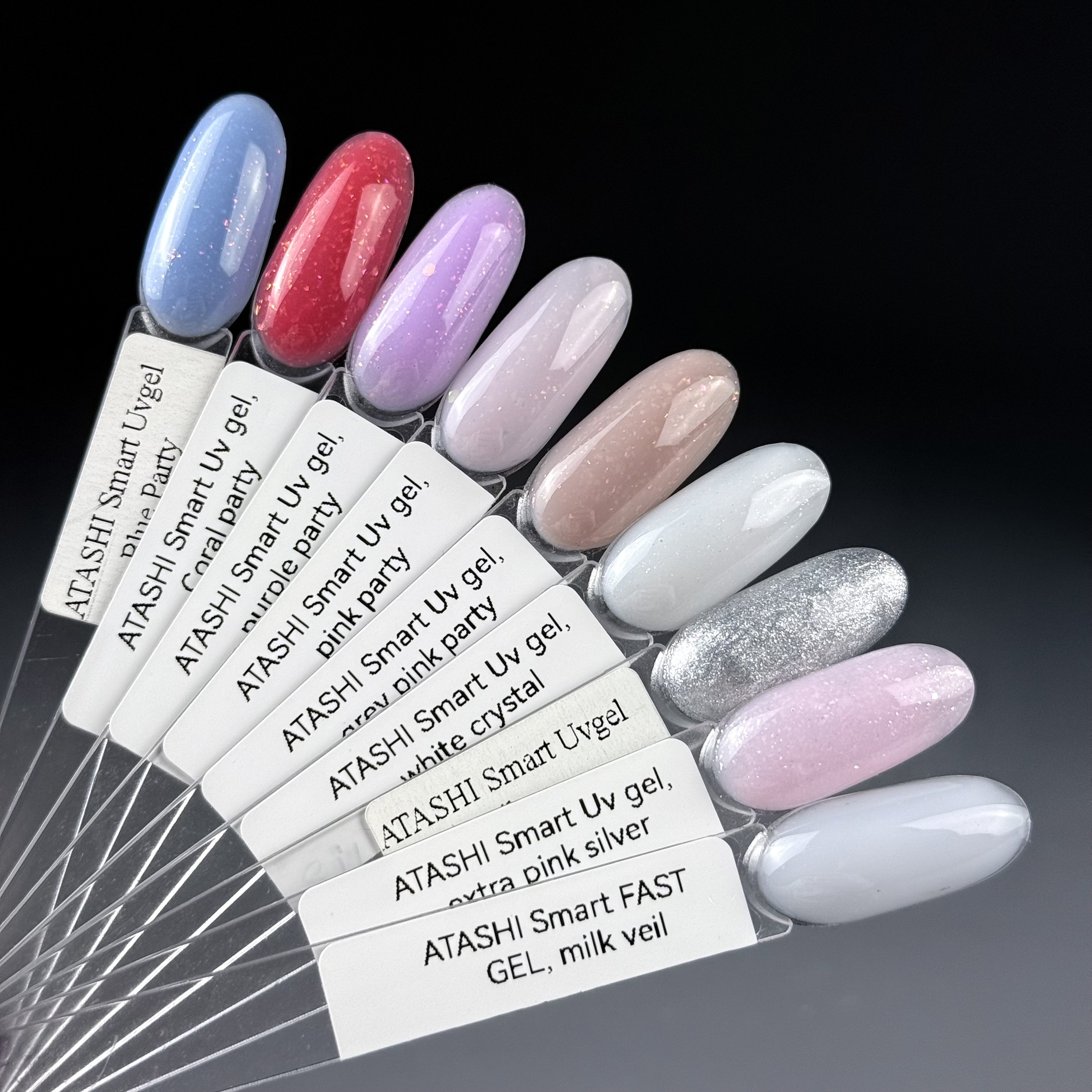 ATASHI Smart Uv gel, extra pink silver, 15мл
