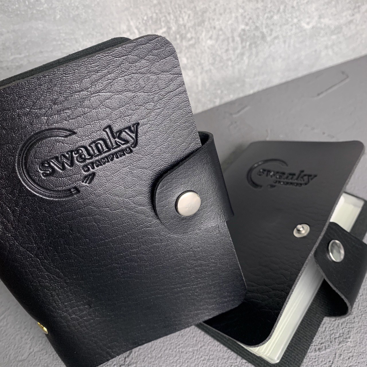 Кейс для пластин Swanky Stamping, на 20 пластин, черный
