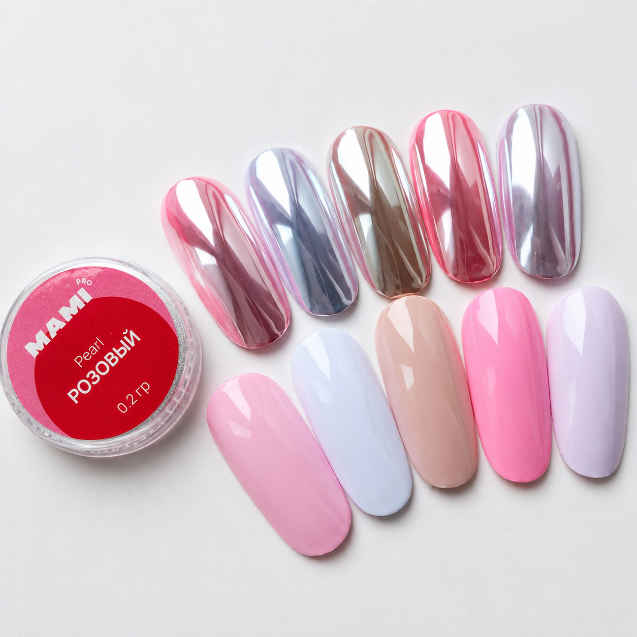 Втирка MamiPro Pearl Розовый лед