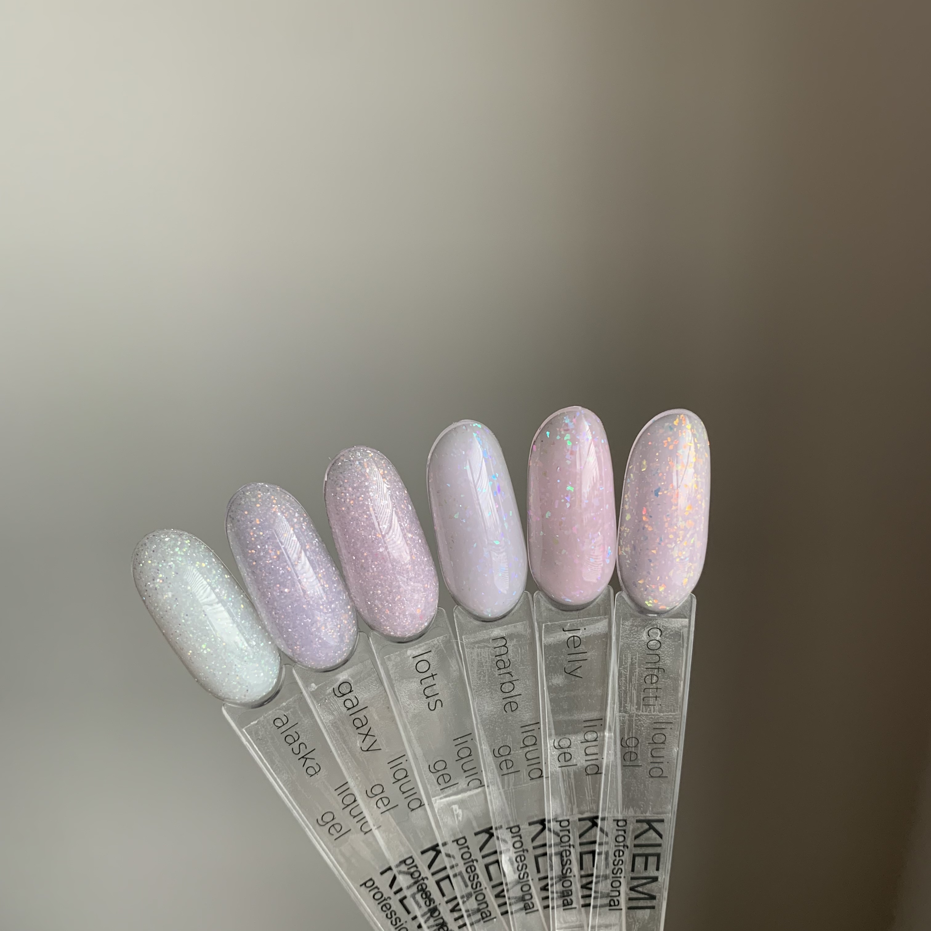 Жидкий гель "KIEMI professional", серия LIQUID GEL в шайбе, 15 мл, Marble