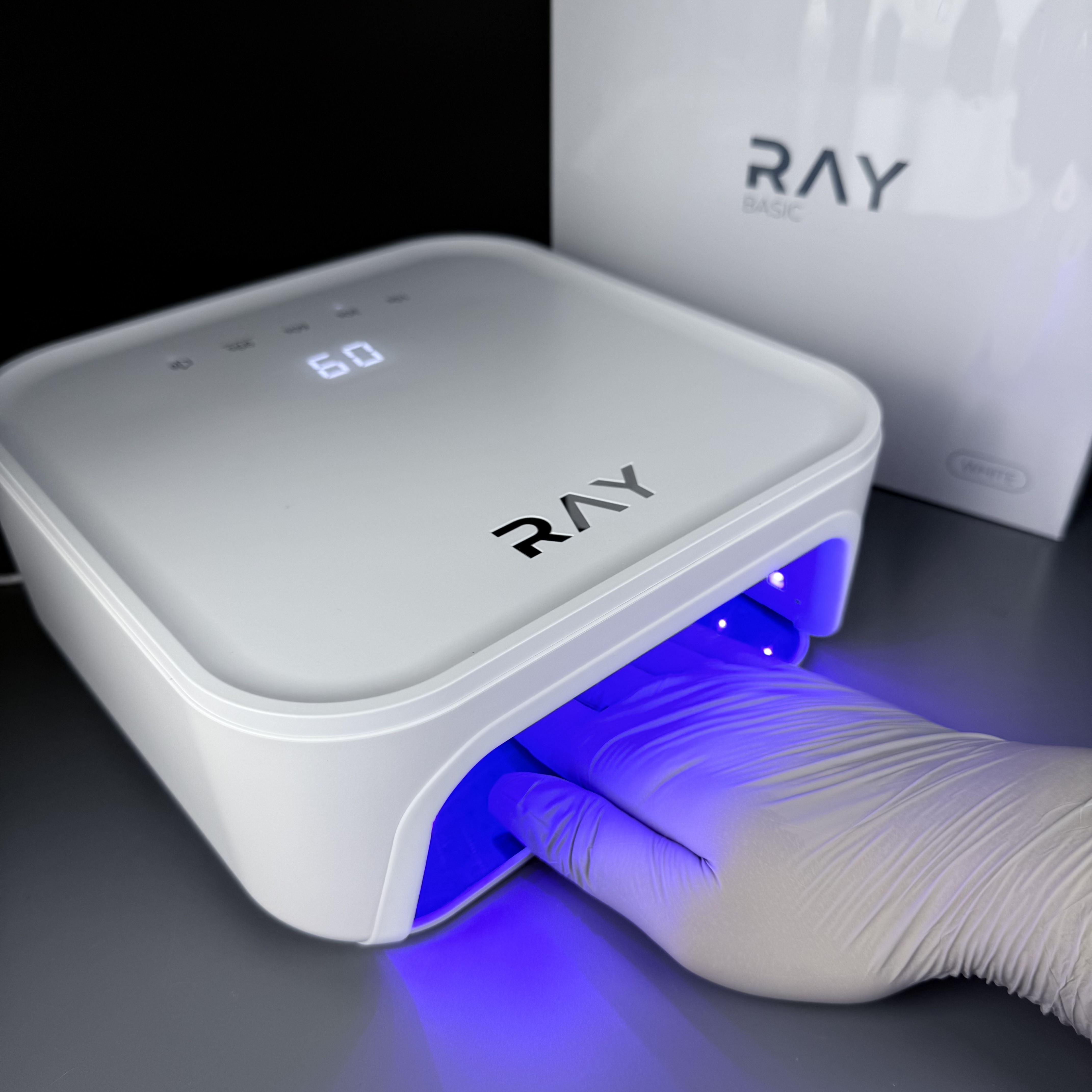 Лампа для сушки ногтей RAY BASIC, белый